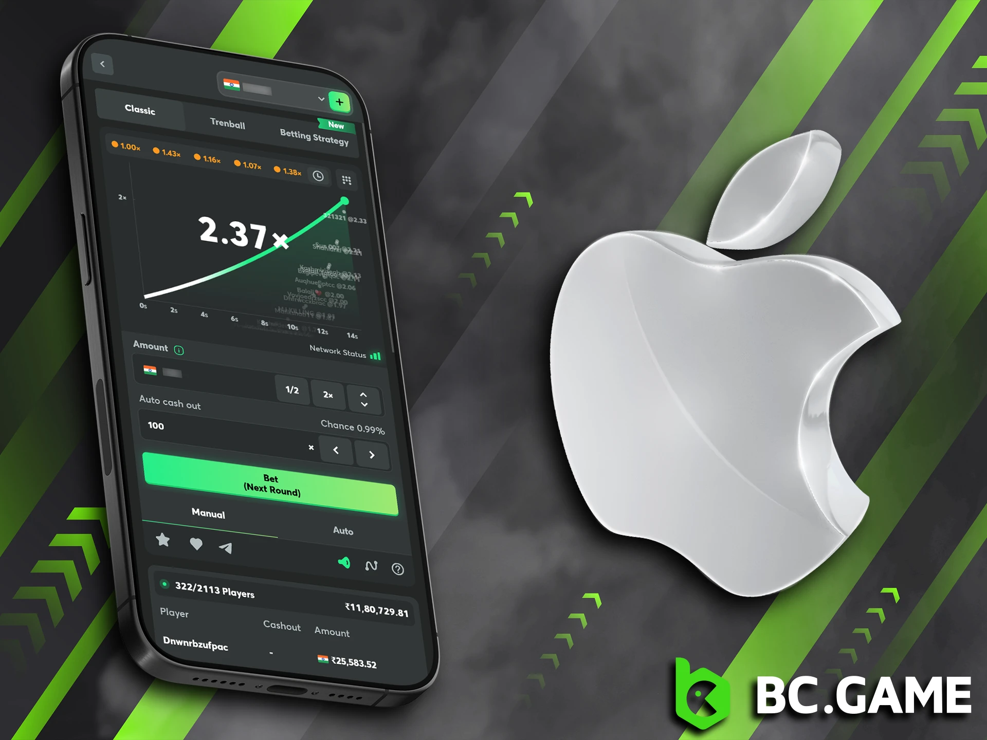 Apple users can easily enjoy BC Game Crash by installing the PWA version of the app.