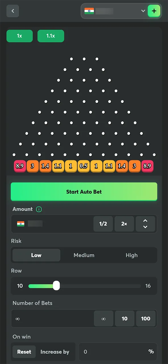 Fine-tune your auto-bet parameters to match your specific gaming strategy.