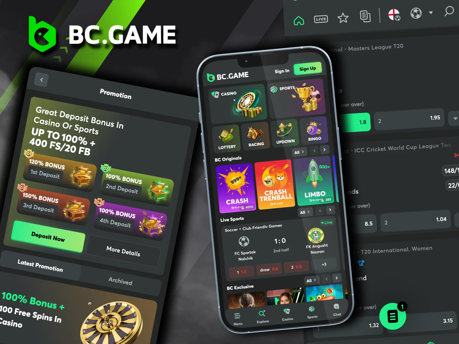 BC Game provides Indian players with a premium experience, characterized by a powerful mobile app, lucrative bonuses, and constant support.
