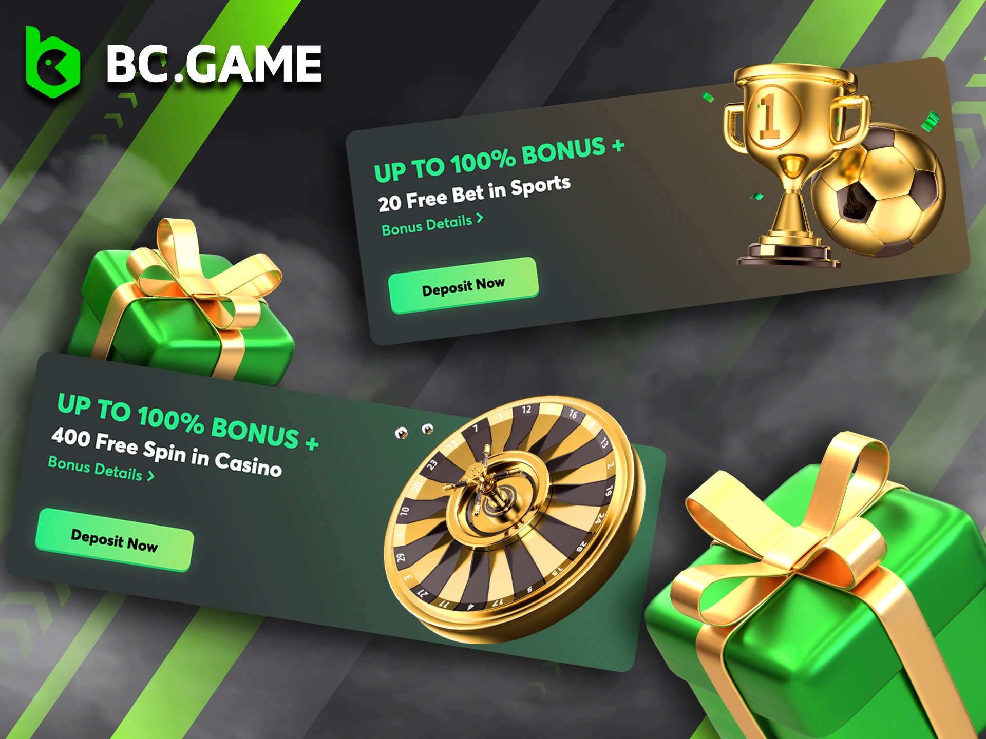 New to BC Game? We've got some fantastic welcome gifts waiting for you.