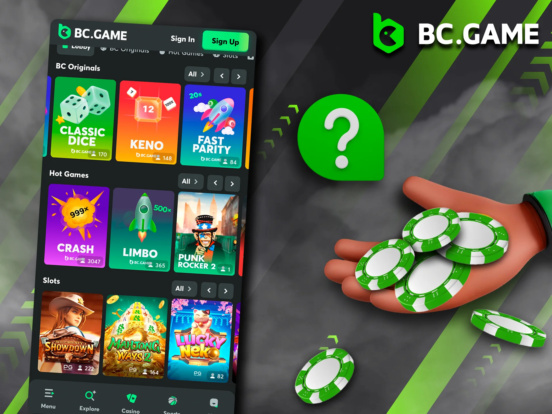 Follow these simple directions to begin your betting journey at BC Game Casino.
