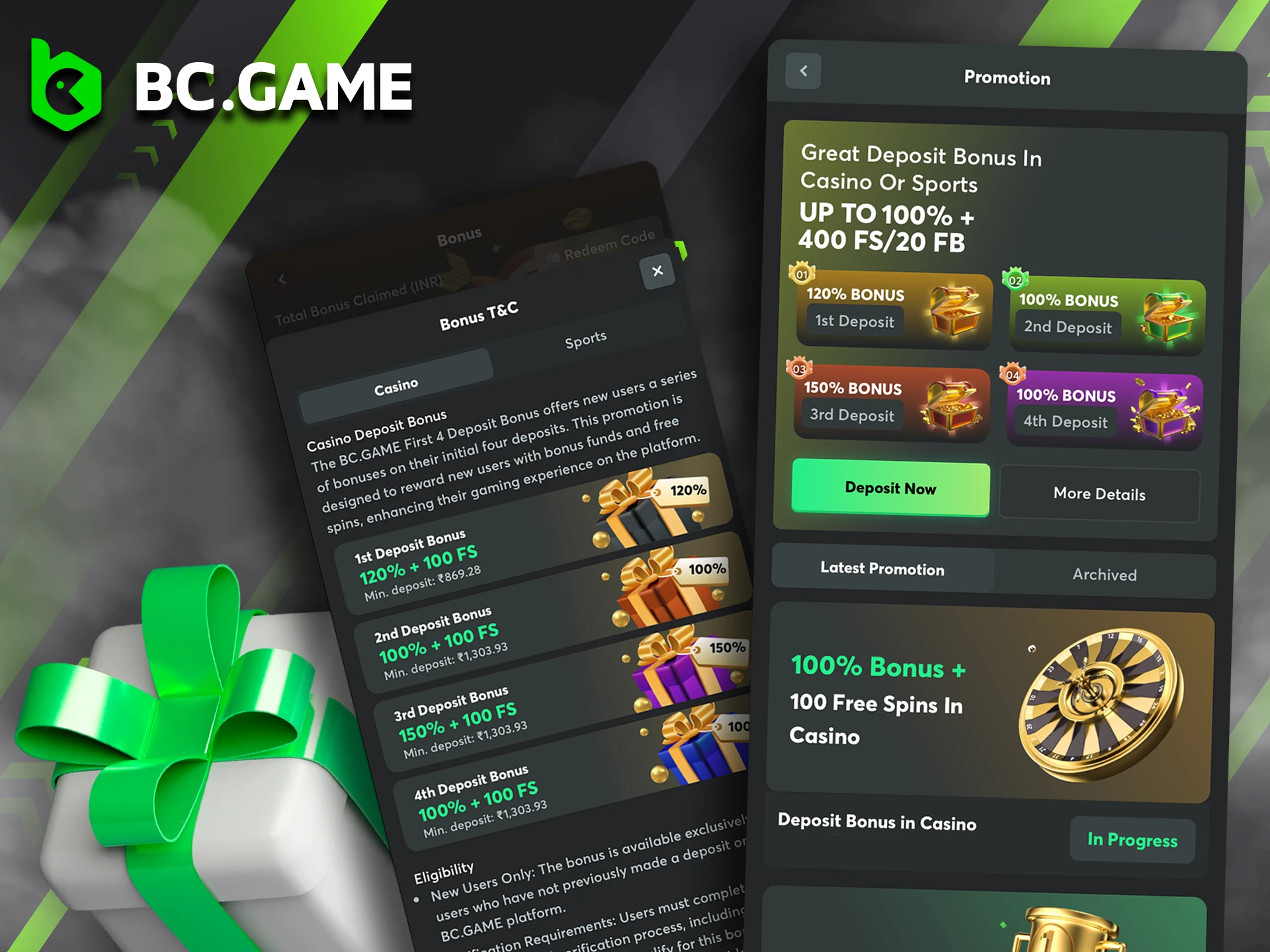 A special BC Game bonus is ready for you as soon as you fund your account.