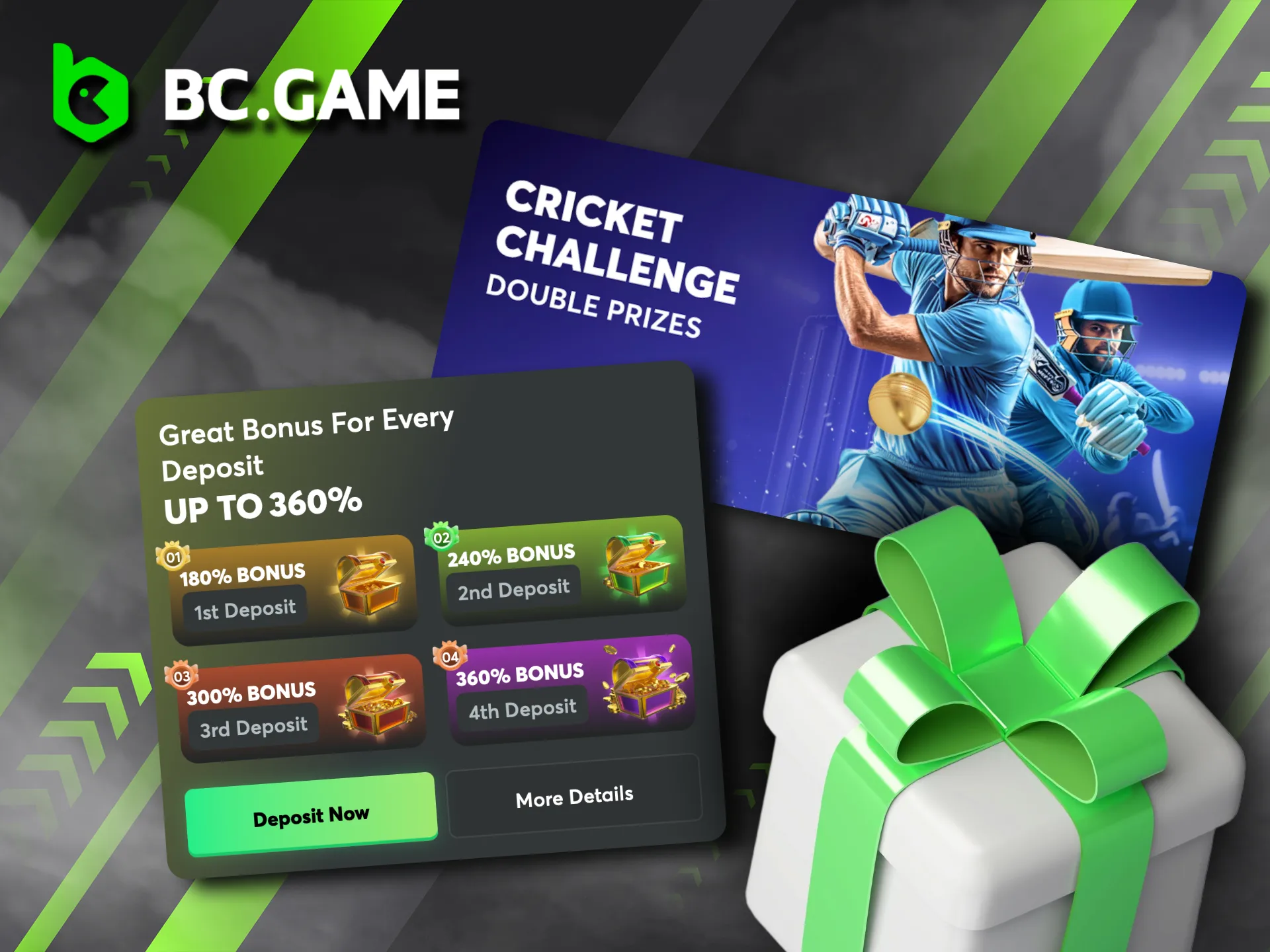Grab exclusive IPL rewards at BC Game, from cashback offers to free bets and special rebates.