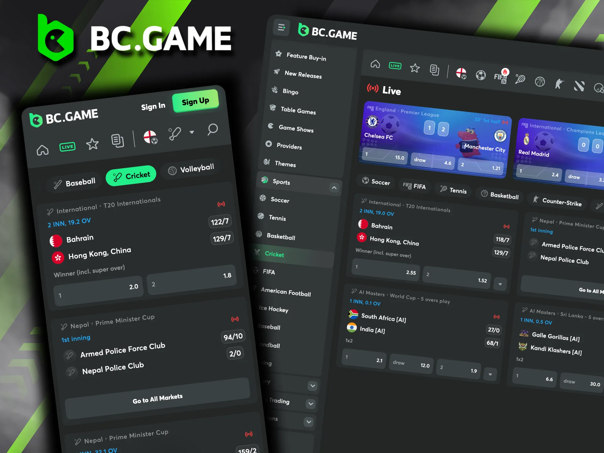Feel the adrenaline of live IPL betting at BC Game, where the odds fluctuate instantly based on the action on the pitch.