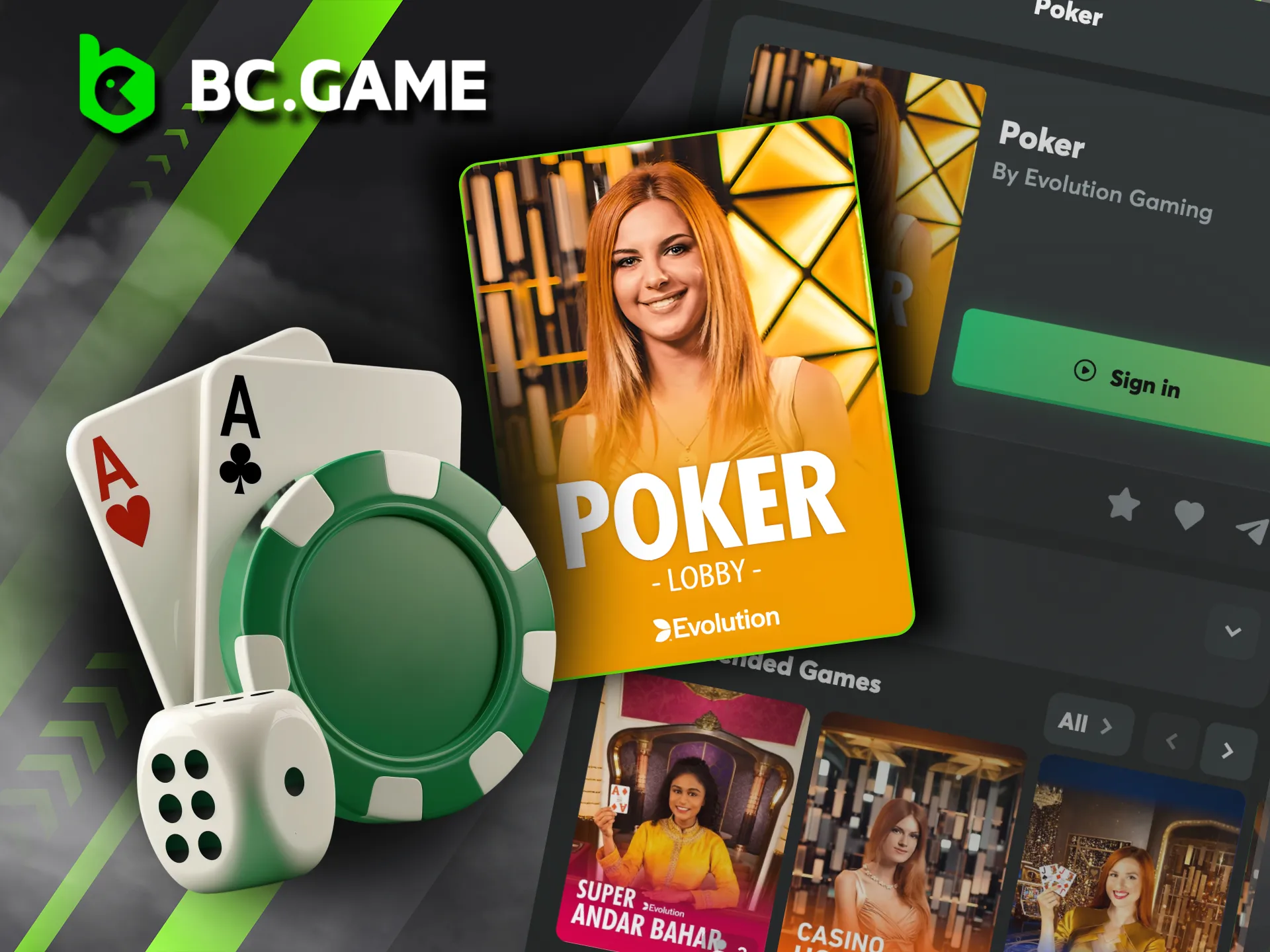 Step up to the table at BC Game Live Poker for a high-end gaming experience powered by the latest tech.
