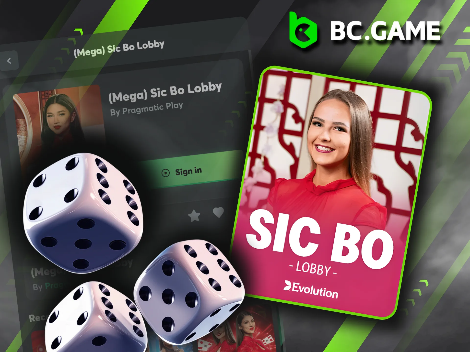 Try your hand at Sic Bo, the legendary Chinese dice game, now available at BC Game.