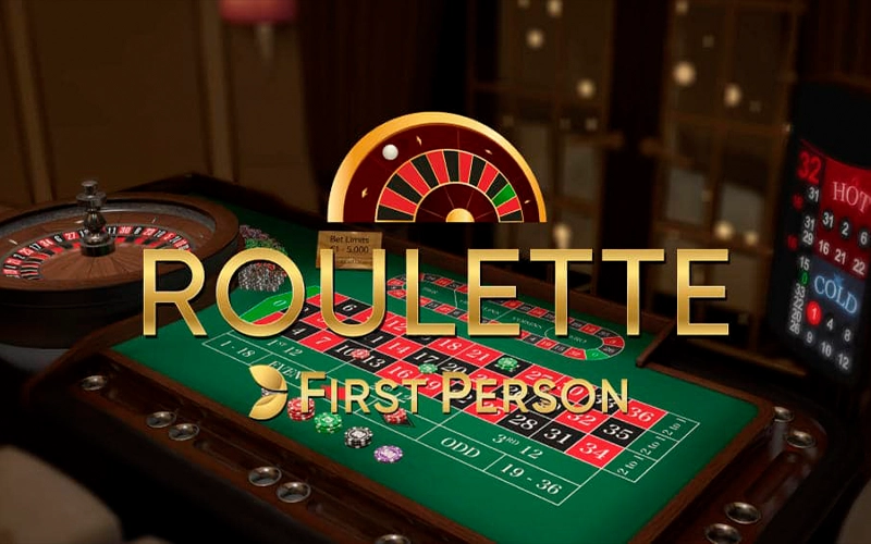 Test your luck at the roulette table in the BC Game table games area.
