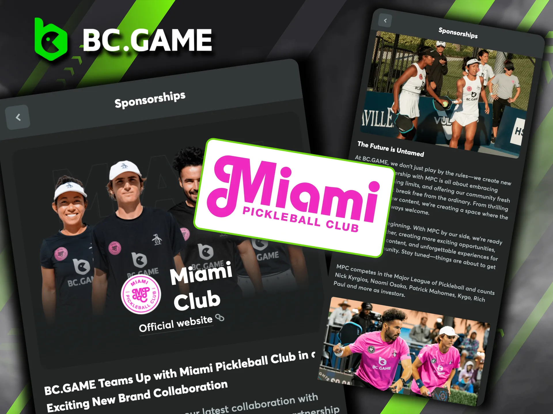 BC Game has teamed up with MPC to champion the growth of pickleball and inspire a new generation of fans.