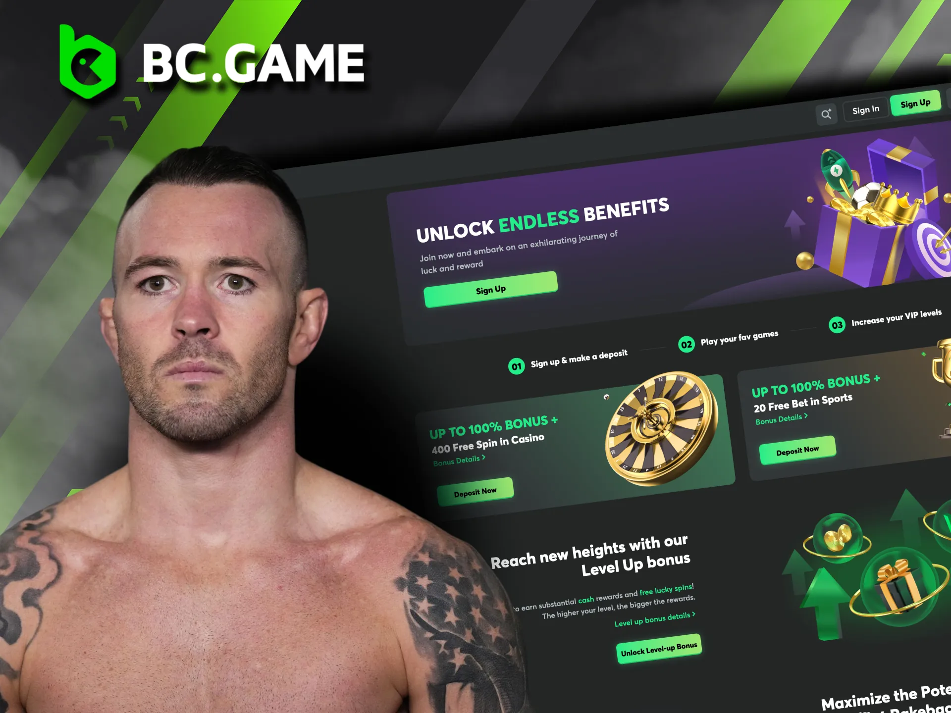 The synergy between BC Game and the UFC brings exclusive events, special deals, and chances to win official Colby Covington gear.