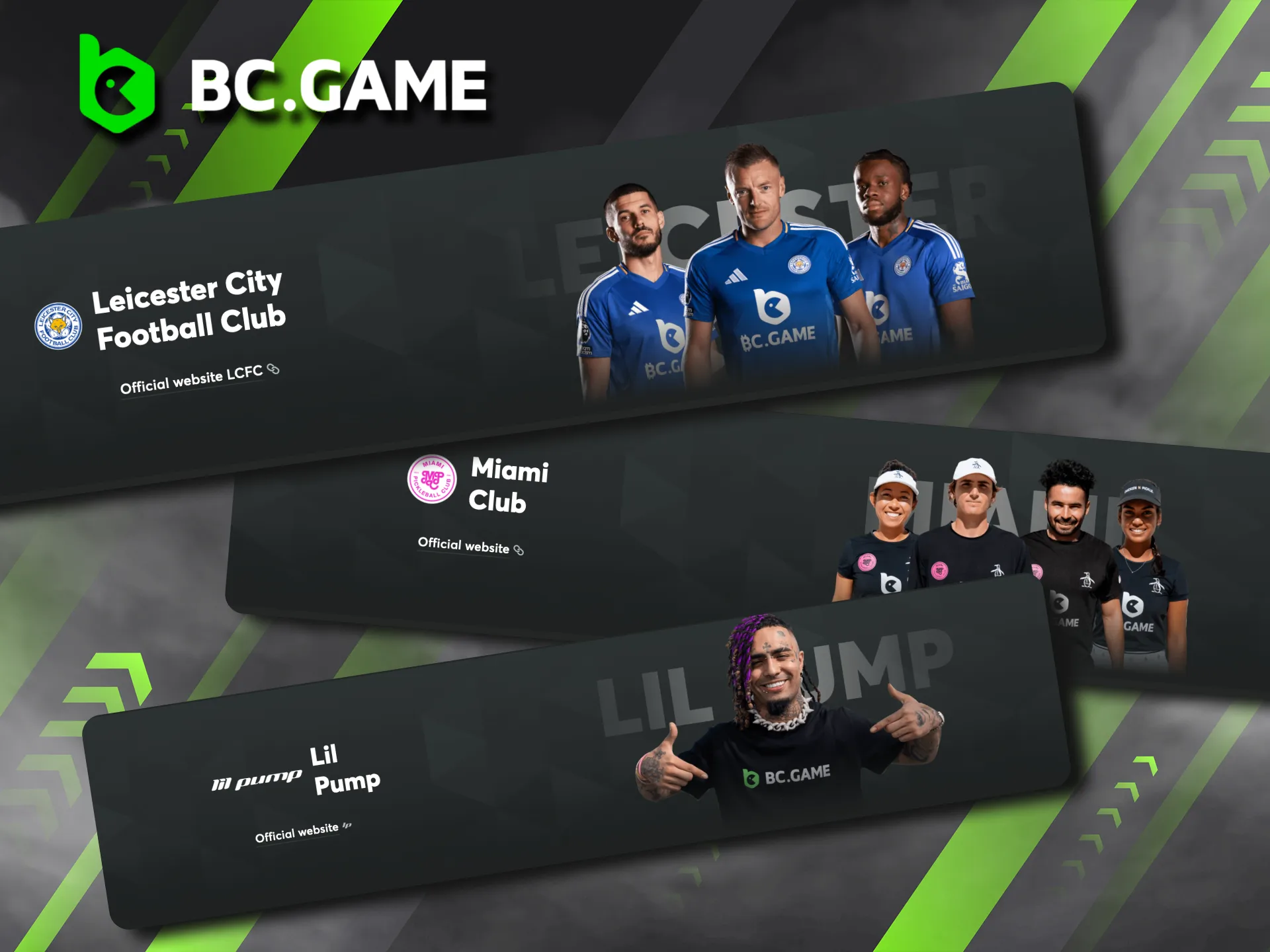 BC Game elevates its global status through high-impact partnerships with figures like Lil Pump and clubs like Leicester City FC.