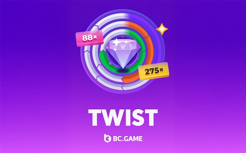 Go for the gold in Twist, a custom creation by BC Game.