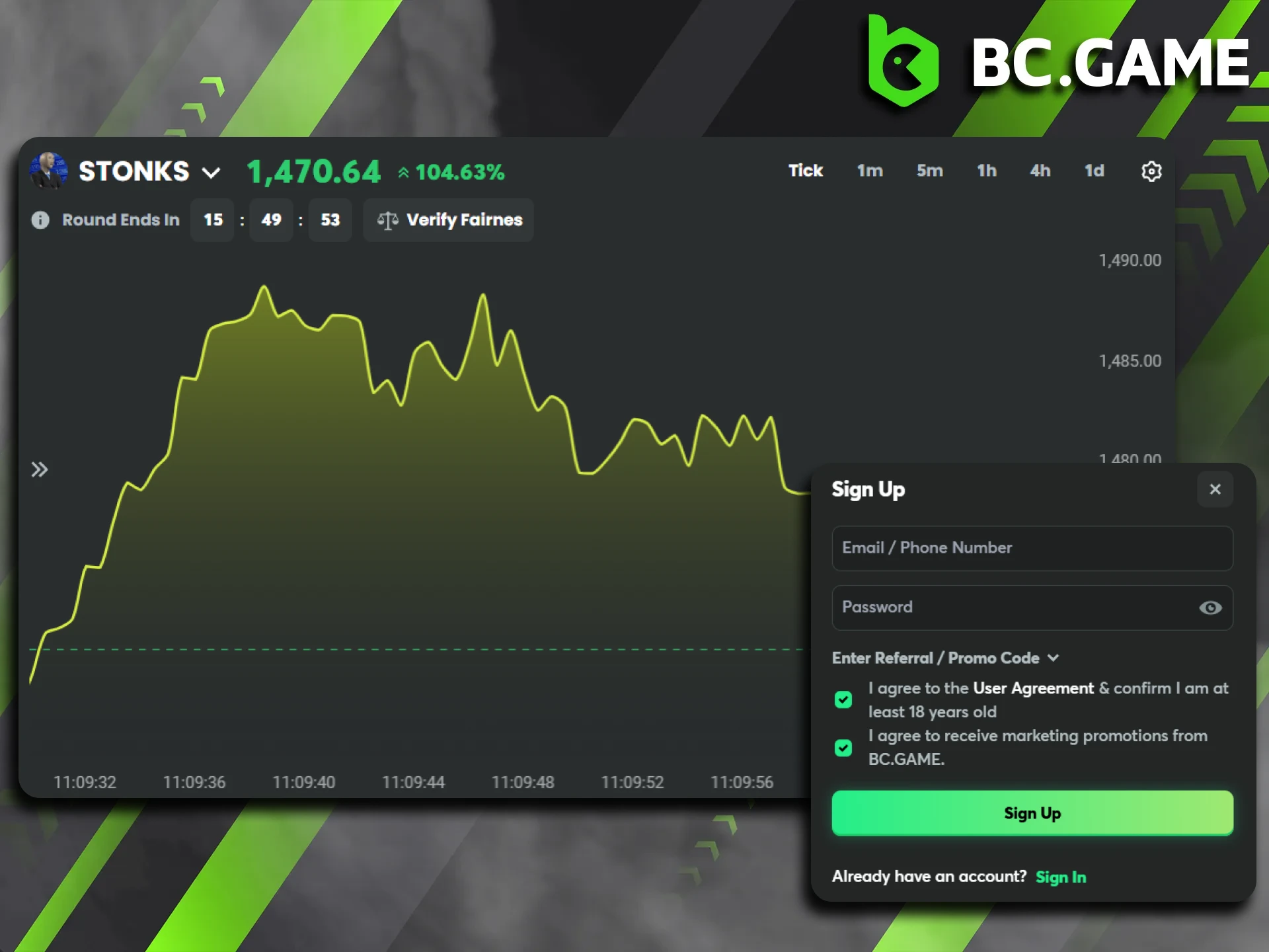 Join BC Game today and start your crypto trading journey.