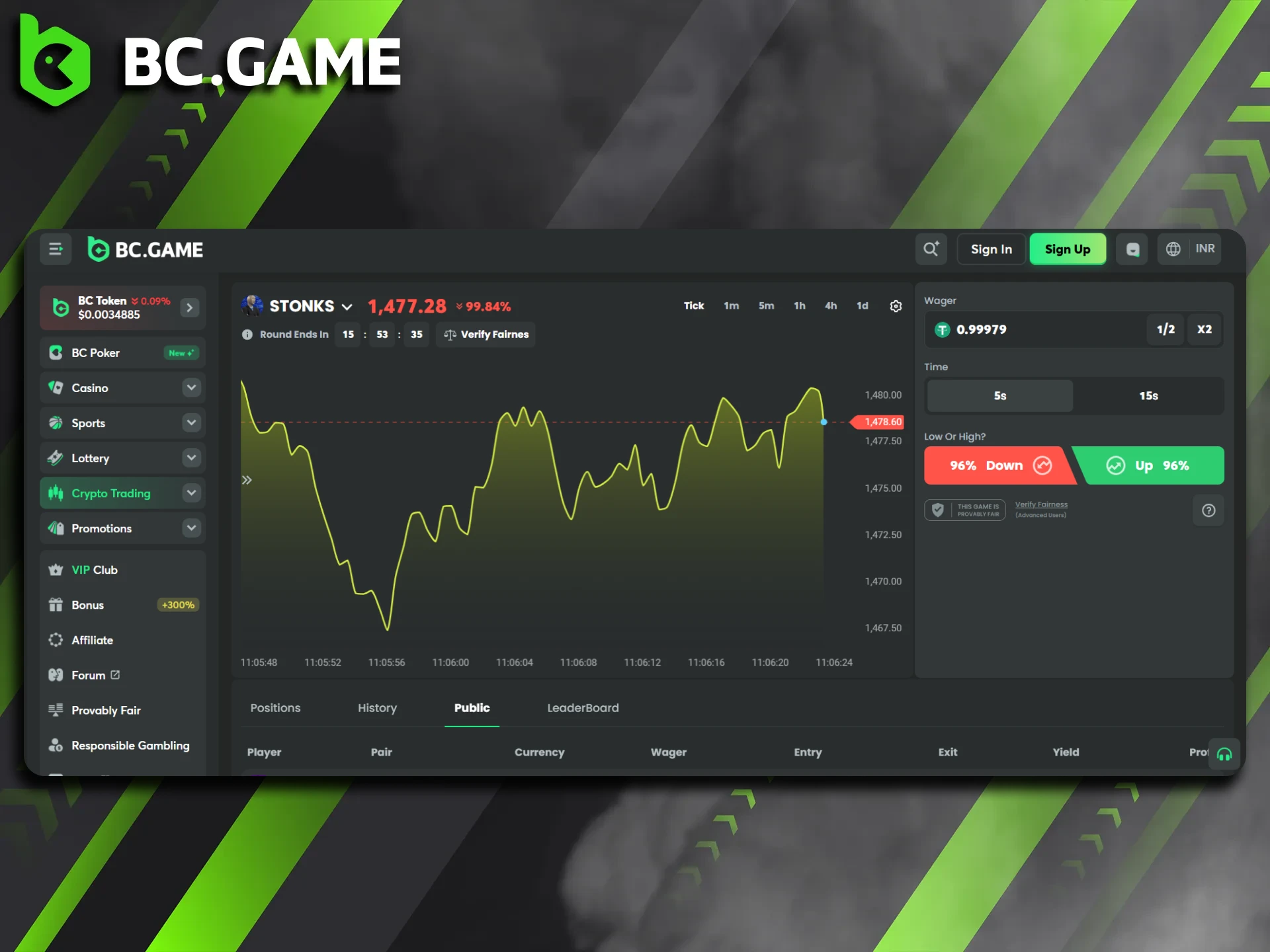 Discover everything you need to know about the cryptocurrency trading tools available at BC Game.