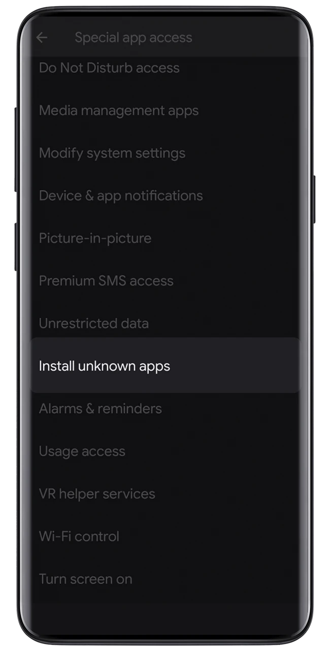 Grant permission for your device to install the BC Game app from an external source.