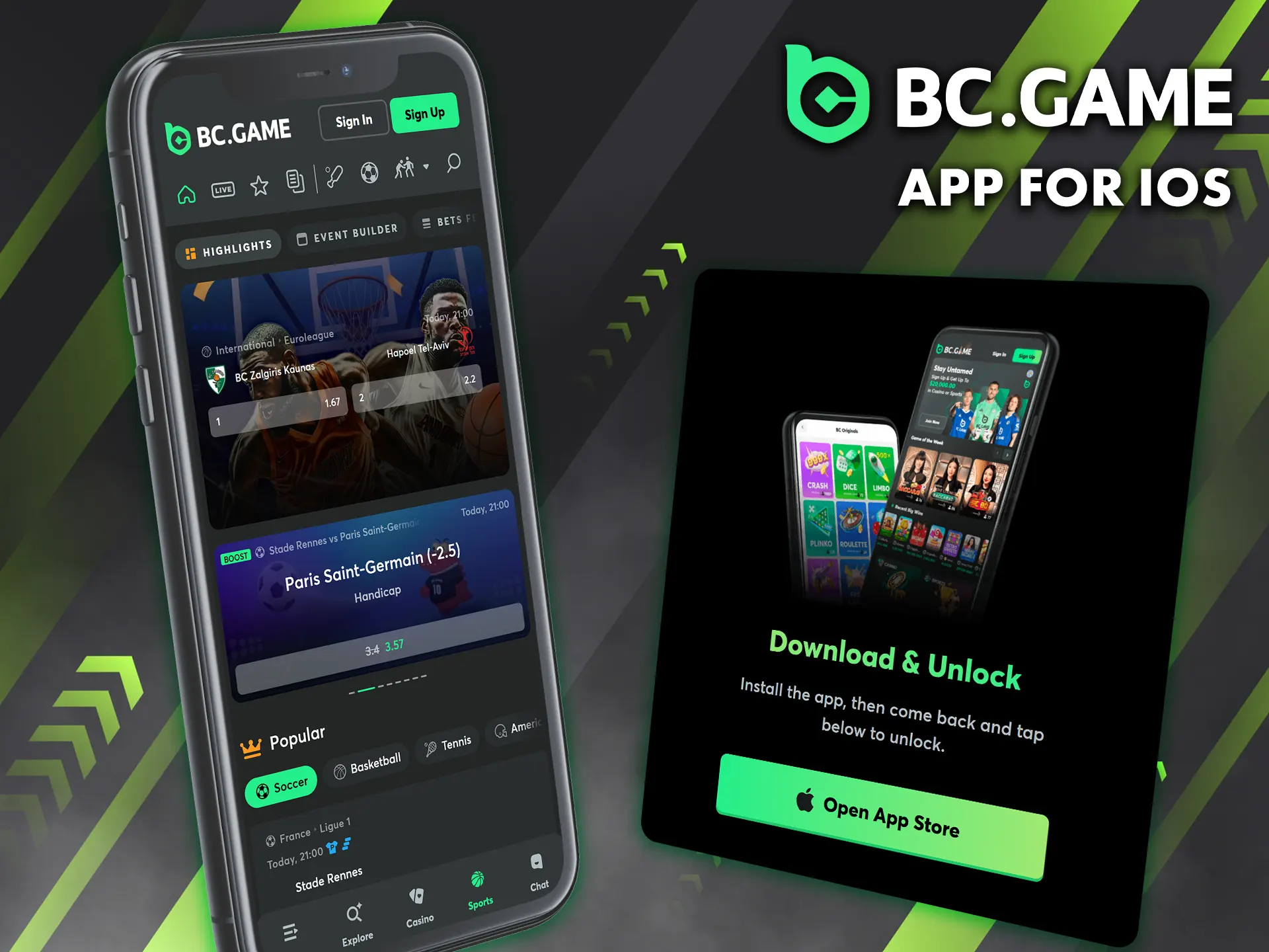 iOS users can enjoy a seamless experience via our PWA, bypassing the need for an App Store download.