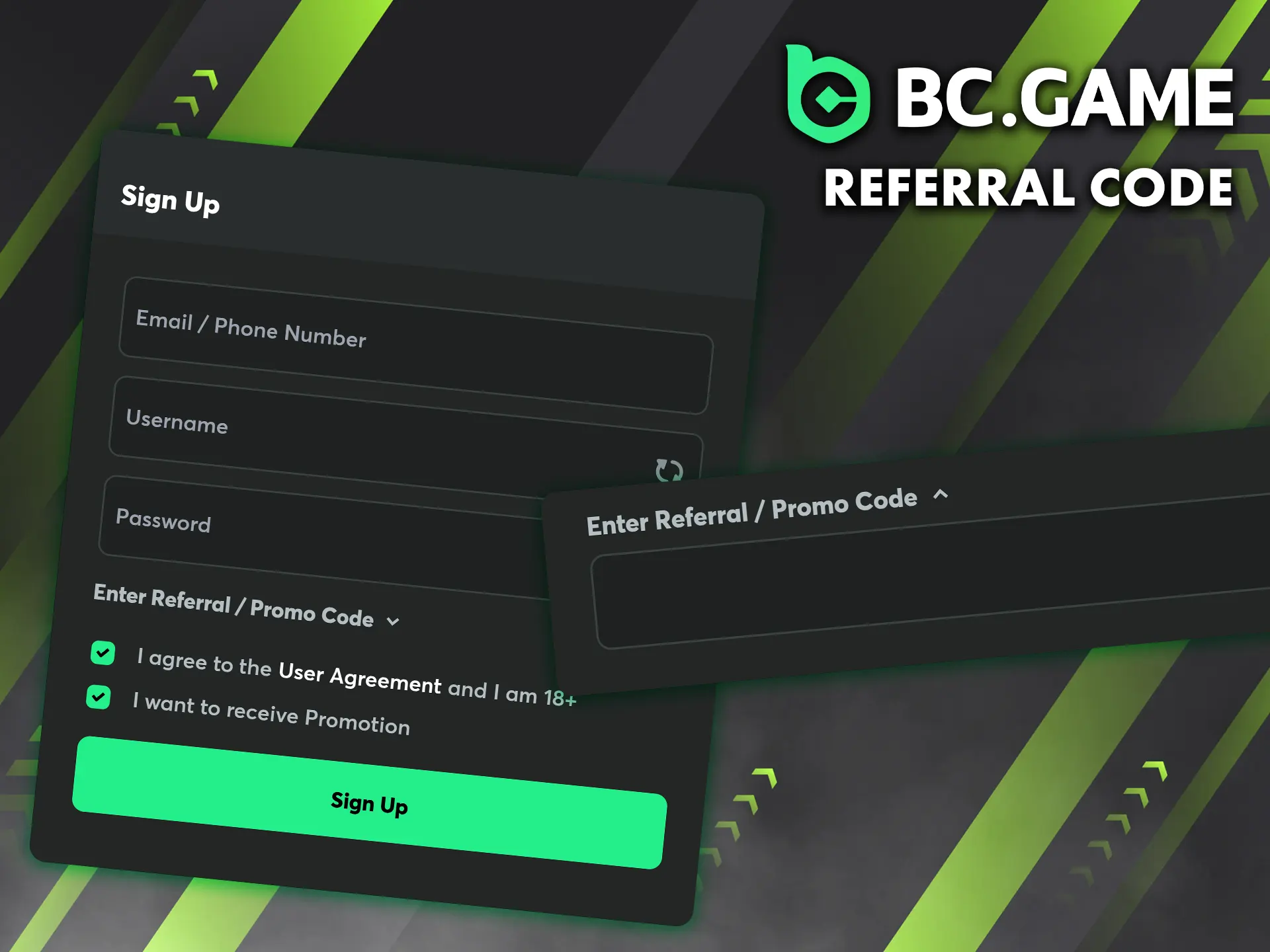 Share the excitement with friends and get rewarded for inviting them to BC Game.