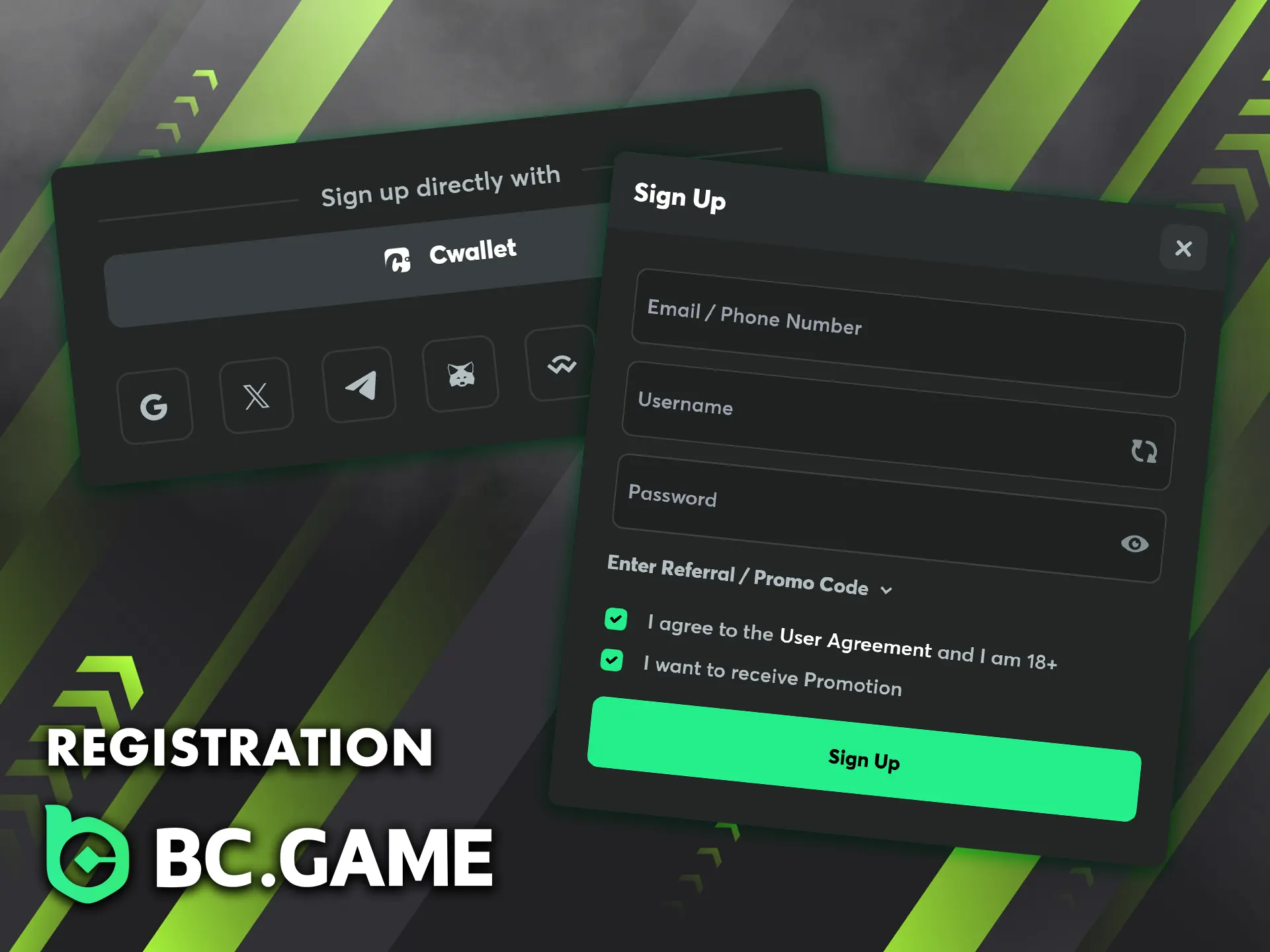 Setting up your BC Game account is quick and simple—just follow these few steps.